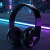 Wireless Over-Ear Bluetooth Headphones - Glossy Black