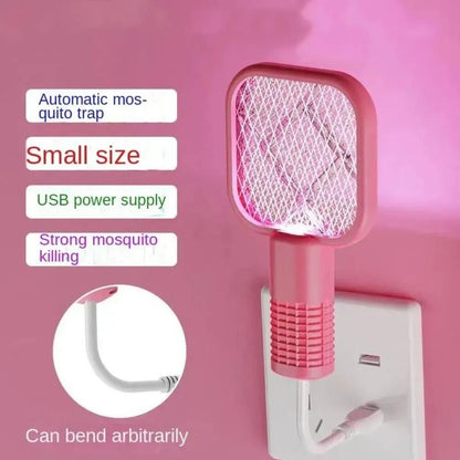 Electric Mosquito Killer Lamp Silent Safe Plug-in Black
