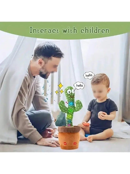 Plush Dancing Cactus Toy for Kids 1+ with 120 English Songs