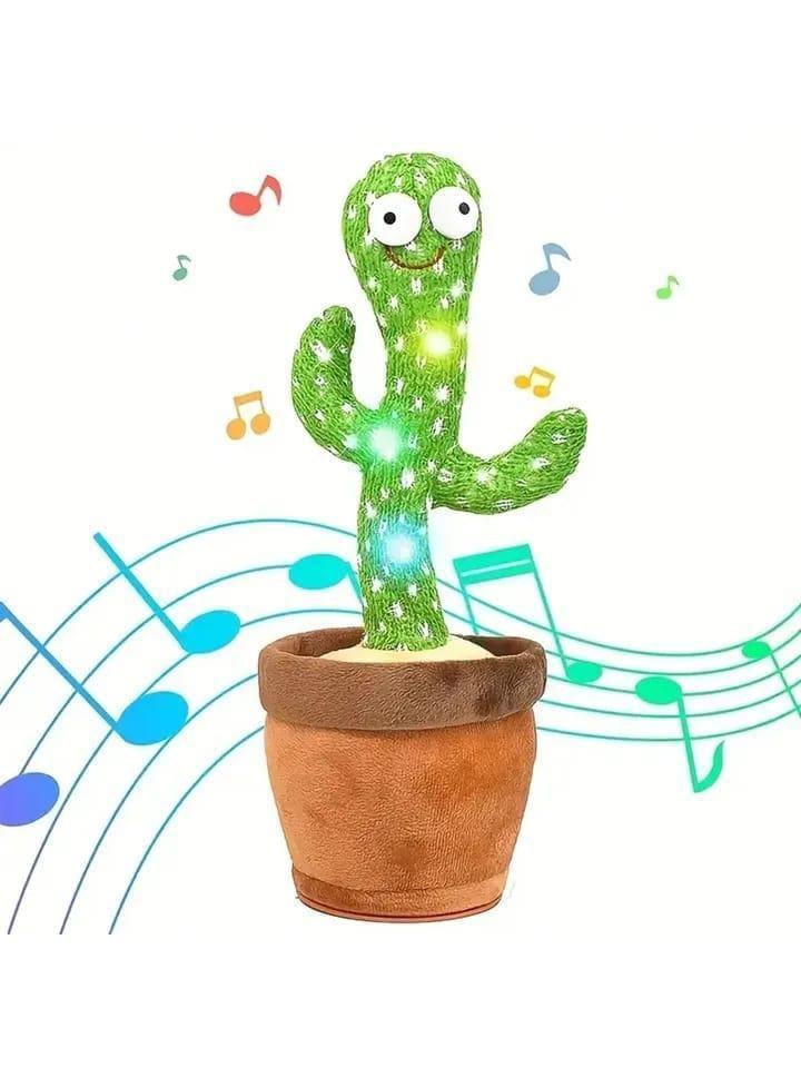 Plush Dancing Cactus Toy for Kids 1+ with 120 English Songs
