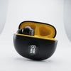 Wireless TWS Bluetooth Earbuds with LED Digital Battery Display - Black & Yellow