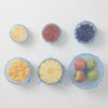 Silicone Stretchable Food Covers Lids - Set of 6 Reusable Bowl Lids