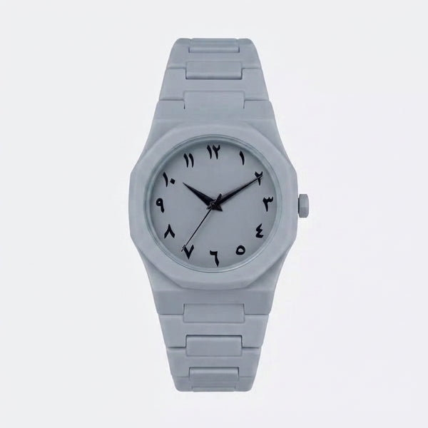 Minimalist Arabic Numeral Silicone Strap Wristwatch for Men & Women