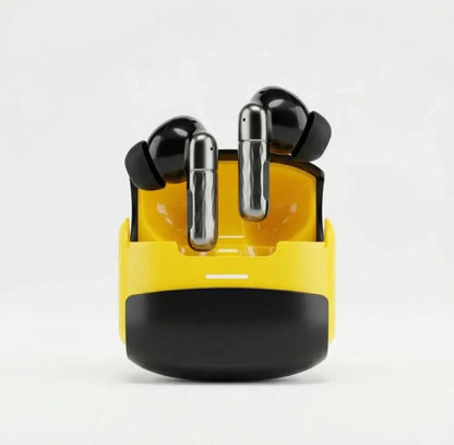 TWS Wireless Air bird Yellow Black Battery Charging