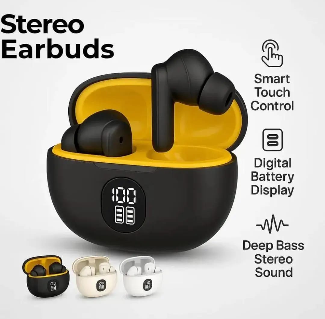 LED Digital Display Wireless TWS Earbuds with Charging Case