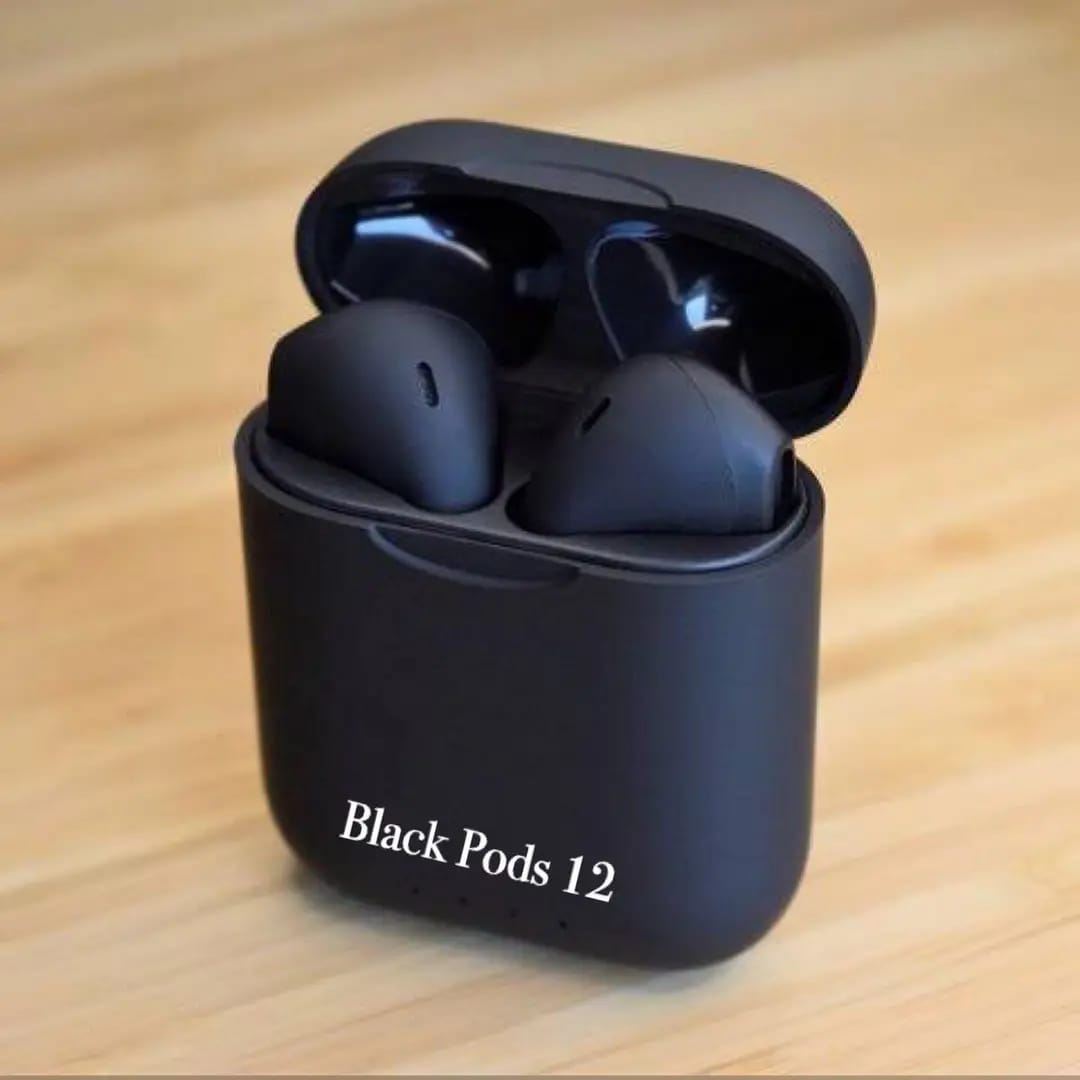 Black Long Lasting Battery with Fast Charge earburds